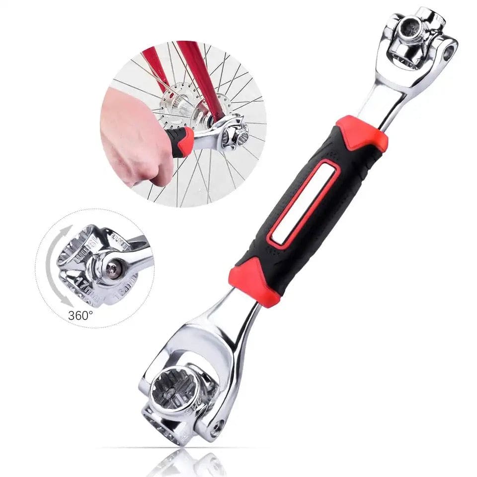 Double Head Torque Socket Wrench , 8 In 1 Socket Wrench, Multifunctional Spanner With 360 Degree Rotating Head, Multi Spanner Tool, Furniture Car Repair Spline Bolts Wrench, Multipurpose Tiger Socket Wrench, Universal Hand Tool Wrench. Double Head Torque Socket Wrench , 8 In 1 Socket Wrench, Multifunctional Spanner With 360 Degree Rotating Head, Multi Spanner Tool, Furniture Car Repair Spline Bolts Wrench, Multipurpose Tiger Socket Wrench, Universal Hand Tool Wrench.